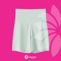 YOGA Short de Segurança Cintura Alta Feminino de Seda Fria Respirável - Some Barriga! Super Fina e Confortável. Não marca a Roupa