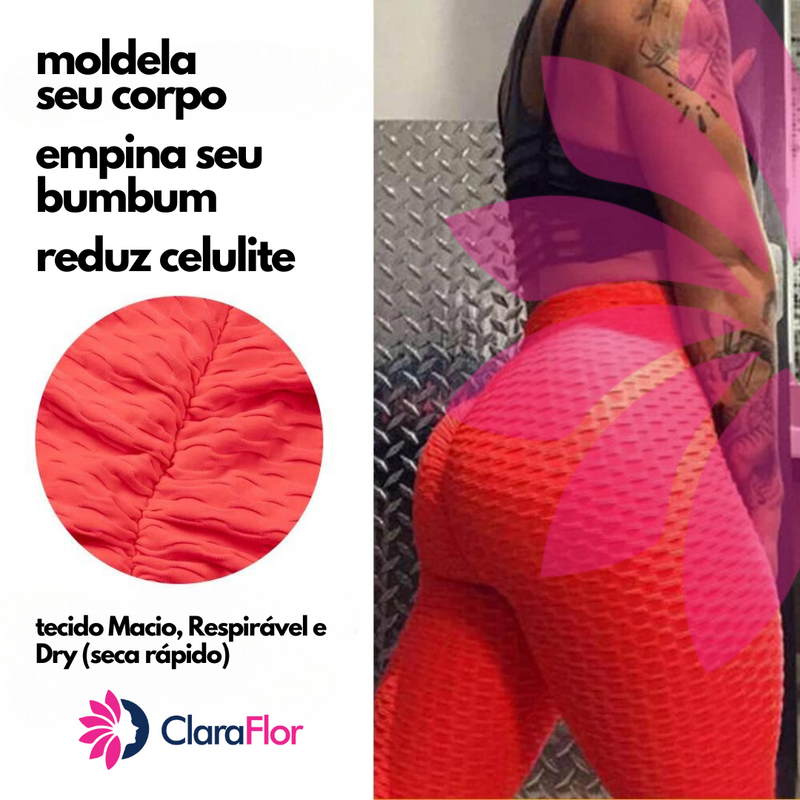 Calça Tiktok Legging Modeladora AntiCelulite com tecnologia inteligente "Levanta Bumbum"