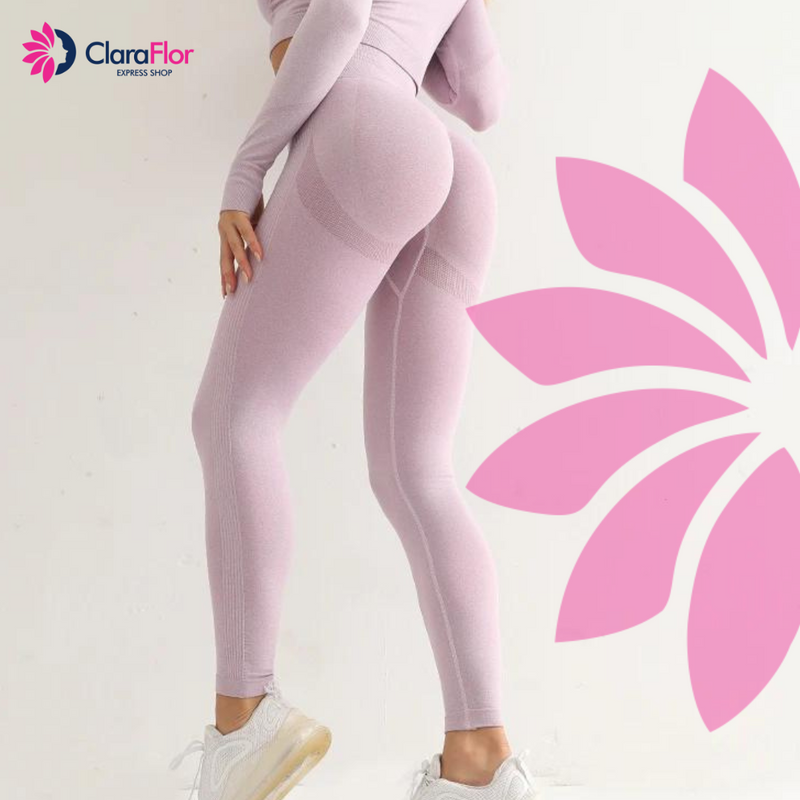 Legging Yoga Empina Bum Bum sem Costura - Conforto Extremo - Veste Modelando