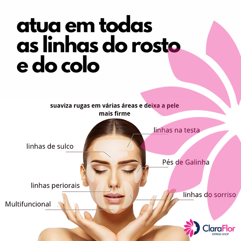 Nature Skin Lift - O adesivo Antissinais e Linhas de Expressão. Kit com 11 Adesivos reutilizáveis anti-envelhecimento. Nature é um In-home Botox, Super Econômico porque você pode reutilizá-lo por até 40 vezes.