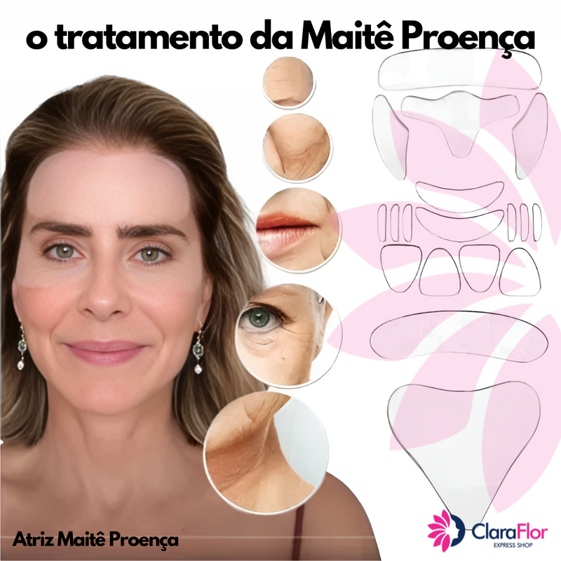 Nature Skin Lift - O adesivo Antissinais e Linhas de Expressão. Kit com 11 Adesivos reutilizáveis anti-envelhecimento. Nature é um In-home Botox, Super Econômico porque você pode reutilizá-lo por até 40 vezes.