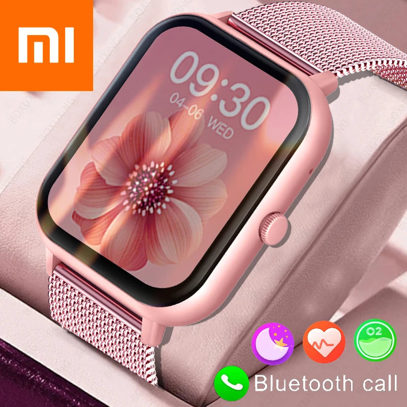 Smartwatch Xiaomi Women Full Touch - A Prova dágua - Bluetooth com Músicas