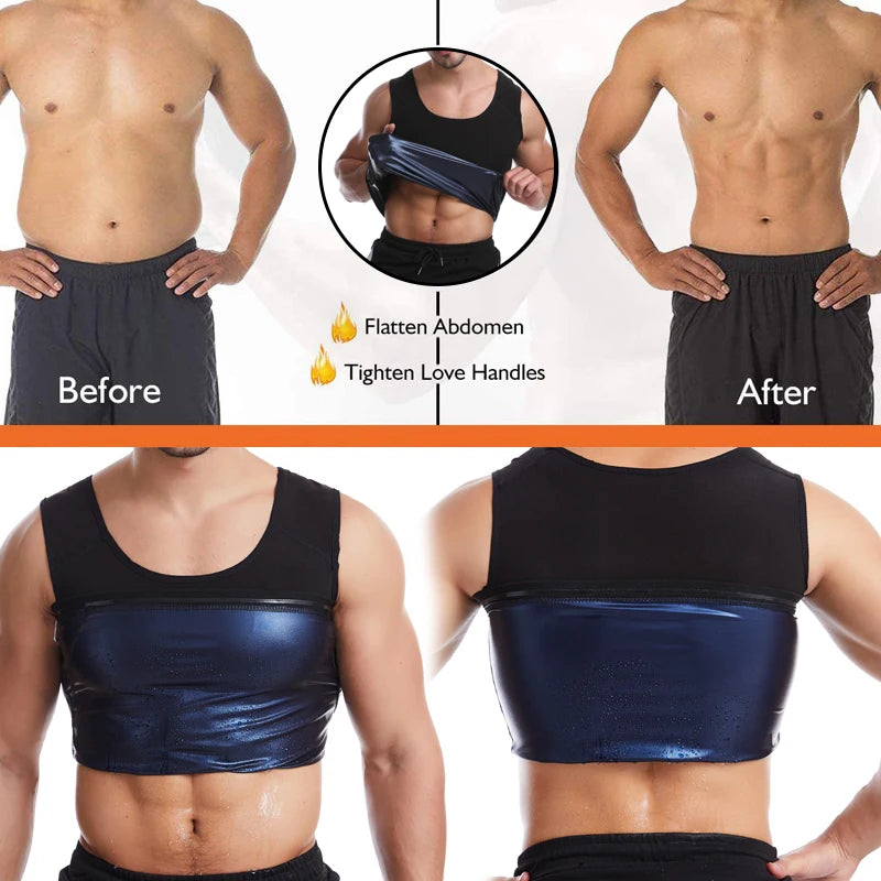 Regata Sauna Seca Barriga - Neoprene - Queima Gordura - Colete Emagrecedor!