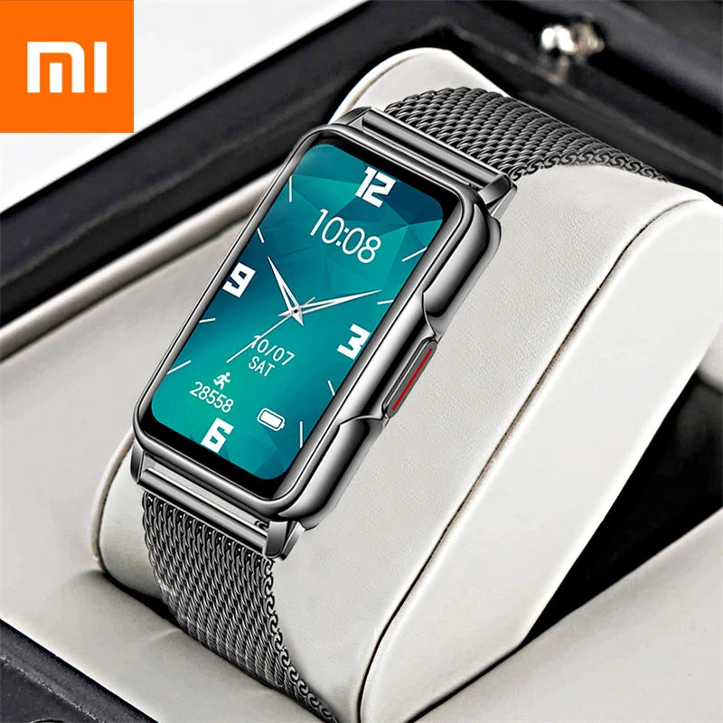 Smartwatch Xiaomi New Fashion para Android e IOS. Controles Fitness, Saúde, Sono, Bem-estar. 25 dias de Bateria!