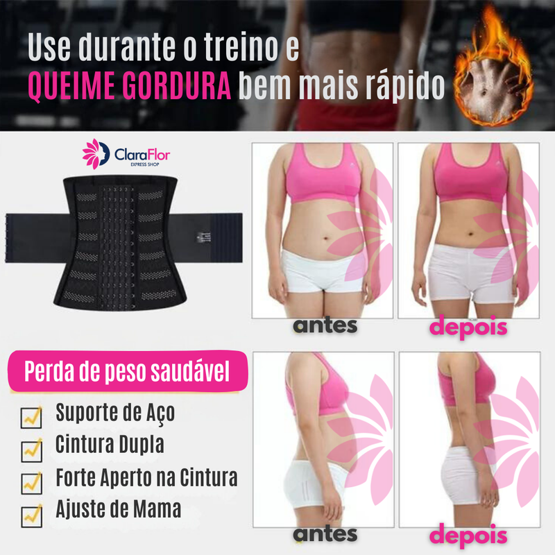 Slim Belt Cinta de Emagrecimento Feminino. Barriga Zero & Postura Perfeita