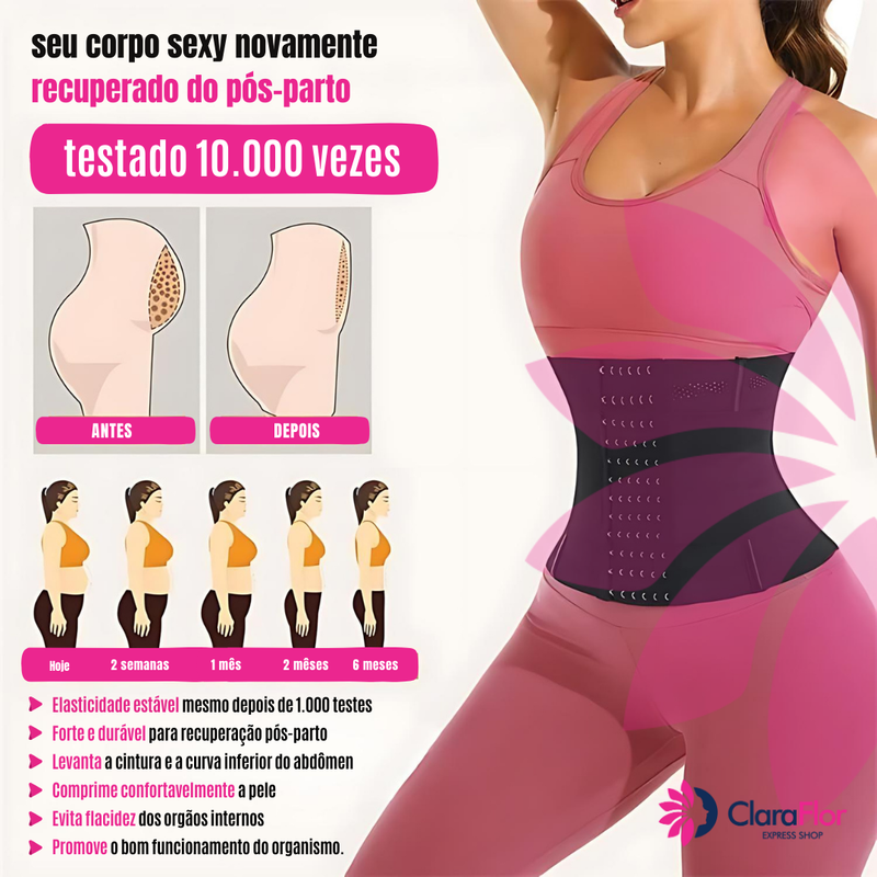 Slim Belt Cinta de Emagrecimento Feminino. Barriga Zero & Postura Perfeita